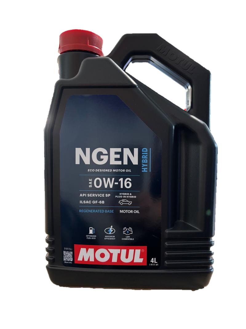 MOTUL NGEN HYBRID 0W/16 4L