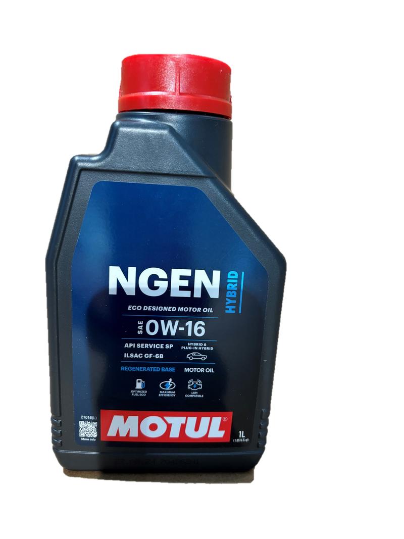 MOTUL NGEN HYBRID 0W/16 1L TOP-UP