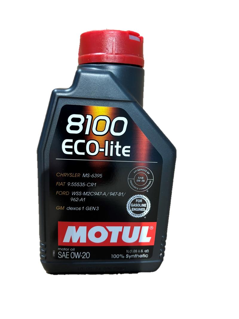 MOTUL 8100 ECOLITE 0W/20 1L TOP-UP